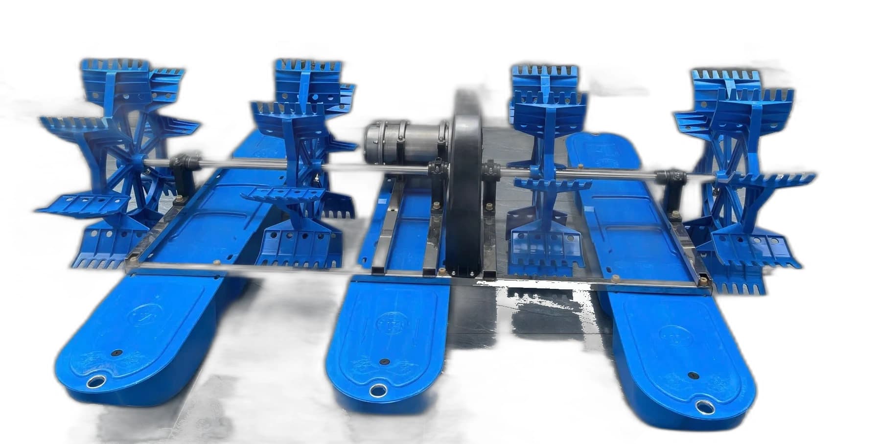Quạt 4 cánh xanh to 1.5kW 380V bánh răng